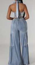 Load image into Gallery viewer, Teyana Two Piece Denim Set
