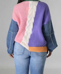 Rainbow Sherbet Sweater