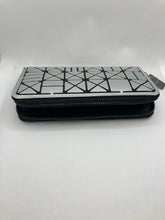 Load image into Gallery viewer, “Kim” Geometric Vibe Wallet- Silver
