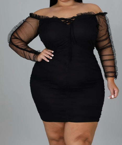 “Lita” Black Dress