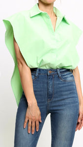 Kaylee Top- Lime Green