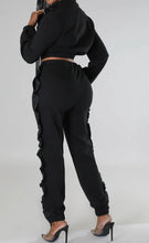 Load image into Gallery viewer, “Deja” Ruffle Track Suit
