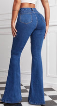 Load image into Gallery viewer, “Nia” High Waistline Denim with Butterfly Appliqué
