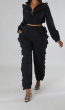 Load image into Gallery viewer, “Deja” Ruffle Track Suit
