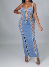 Load image into Gallery viewer, “Jaya” Denim Dress
