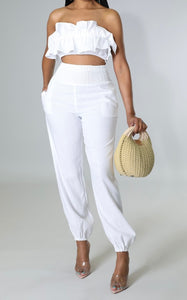 “Tai” Linen Pant Set