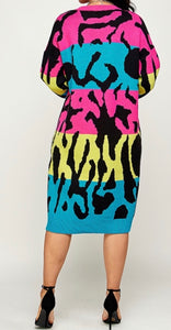 “Mixed Feelings” Sweater Dress