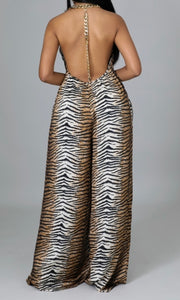 “Kita” Animal Print Jumpsuit