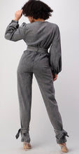 Load image into Gallery viewer, “Kaelynn” Black Denim Jumpsuit
