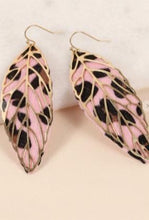 Load image into Gallery viewer, “Kelsey” Leopard Feather Earrings
